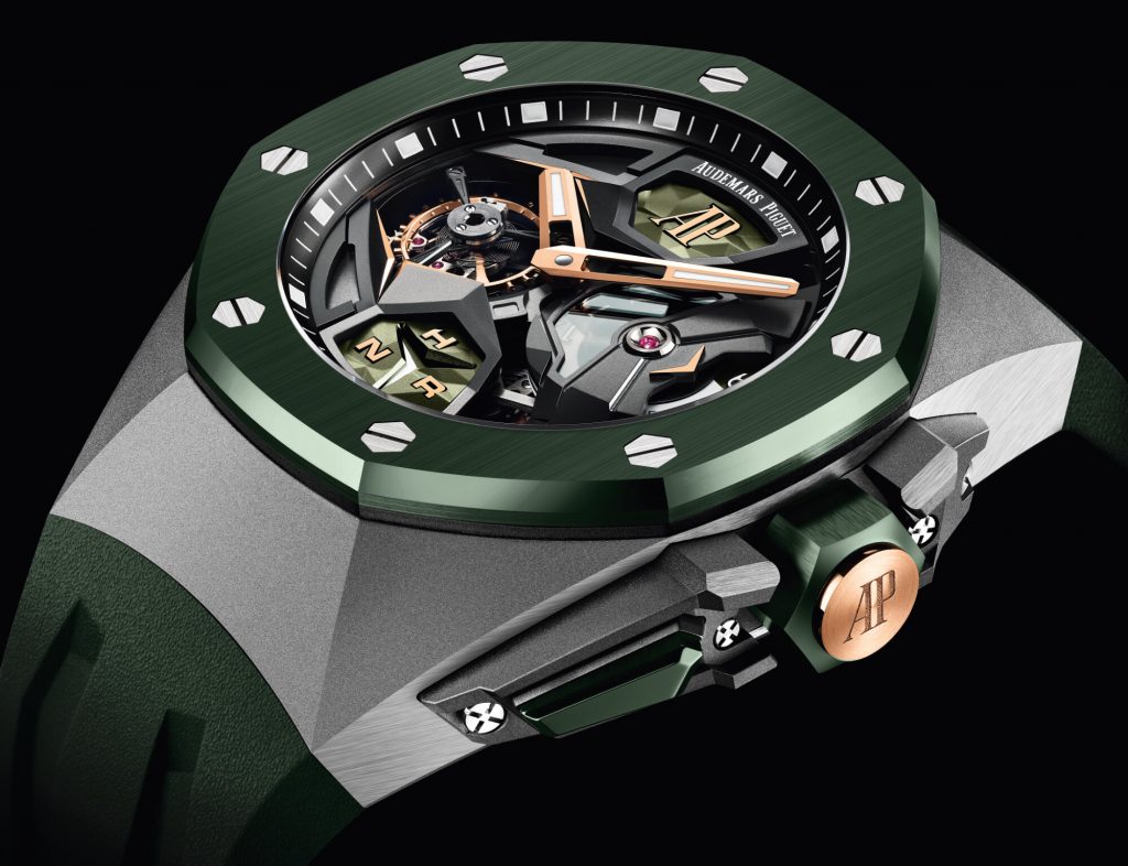 Audemars Piguet Royal Oak Concept Flying Tourbillon GMT Verde Replica